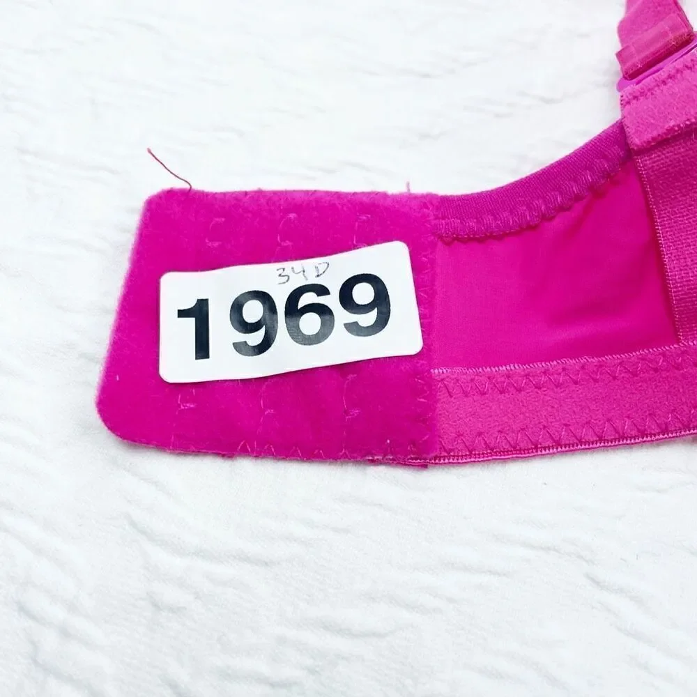 BUY 1 GET 1 FREE Chuns perfect shape lingerie bra 34d hot pink shimmer bridal li